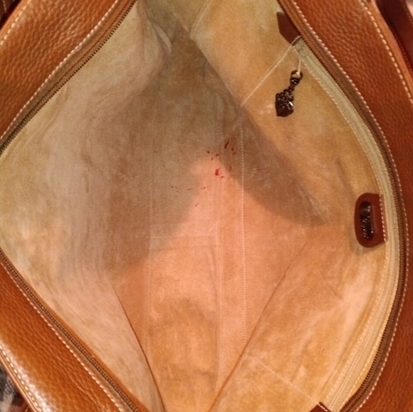 Gucci | Vintage Brown Leather Tote Work Bag Laptop Bag Handbag - Picture 10 of 16